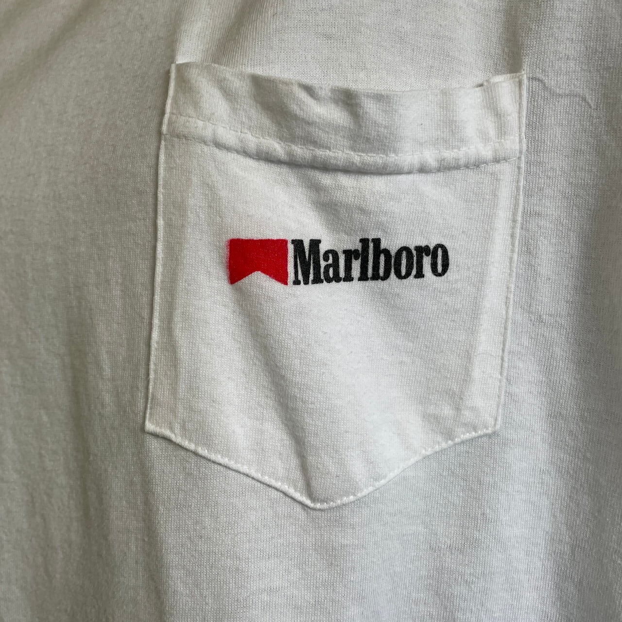 90年代 Marlboro マルボロ カウボーイ 企業ロゴ 胸ポケット バック