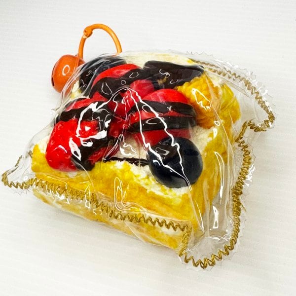 水感スクイーズ フルーツチョコトースト squishy シリコーン ぺたぺた