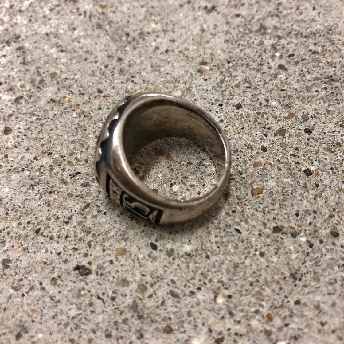 90～00s GOODENOUGH/College ring/16号相当/GE刻印/カレッジリング 
