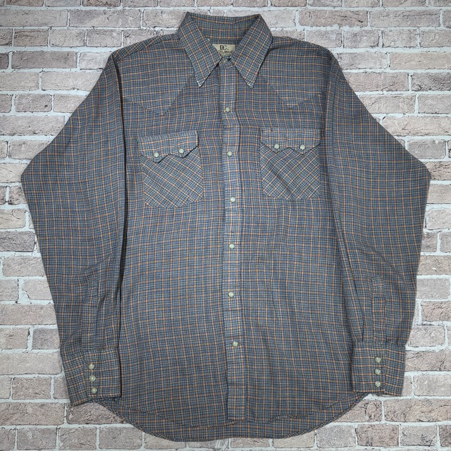 1960'S DEE CEE WESTERN CHECK SHIRT