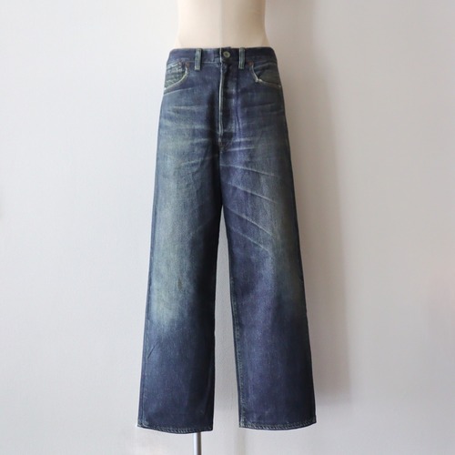 TOLQ " Trompe l'oeil Denim Pants ( Navy )"