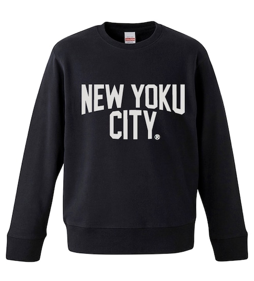 NEW YOKU CITYスエット（BLK×SILVER)