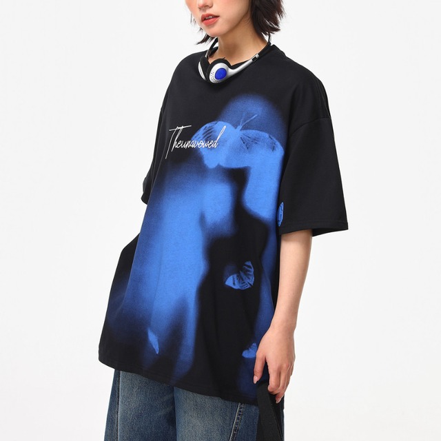 art-gradient short-sleeve tee　アートグラデーション半袖ティー　J2038