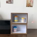 【木製 インテリア 推し活】ディスプレイラック 2個セット ディスプレイ ボックス アクリル 透明 ぬいぐるみ フィギュア アクスタ アクリルスタンド 推しグッズ オタク 収納 防塵 縦置き 横置き カスタム可能