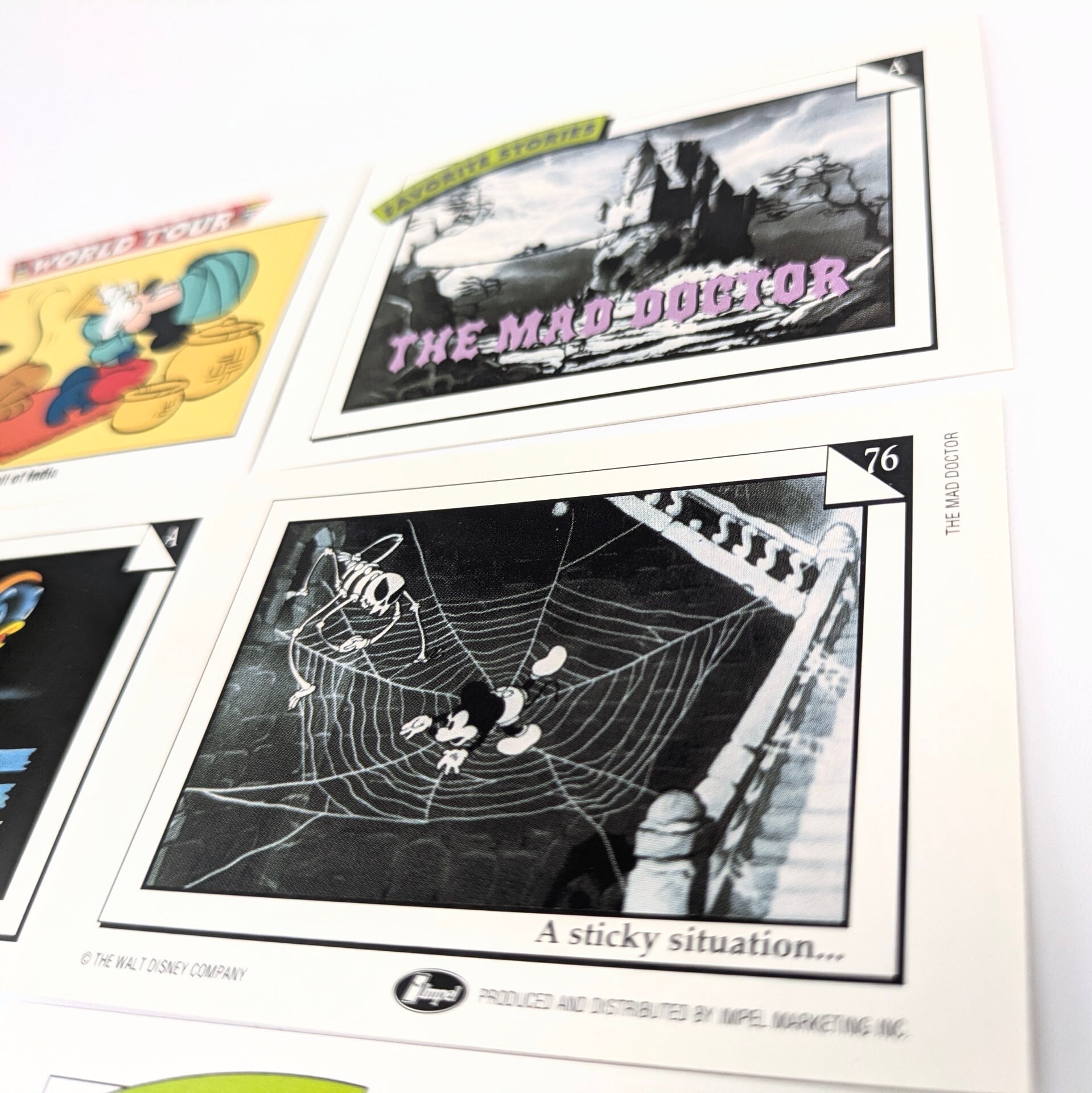 ☆送料無料！☆1991年製 【 Disney Collector Cards ディズニーコレクターカード 】VINTAGE トレーディングカード単品 （1個=15CARDS）〚アメリカン雑貨 アメトイ〛