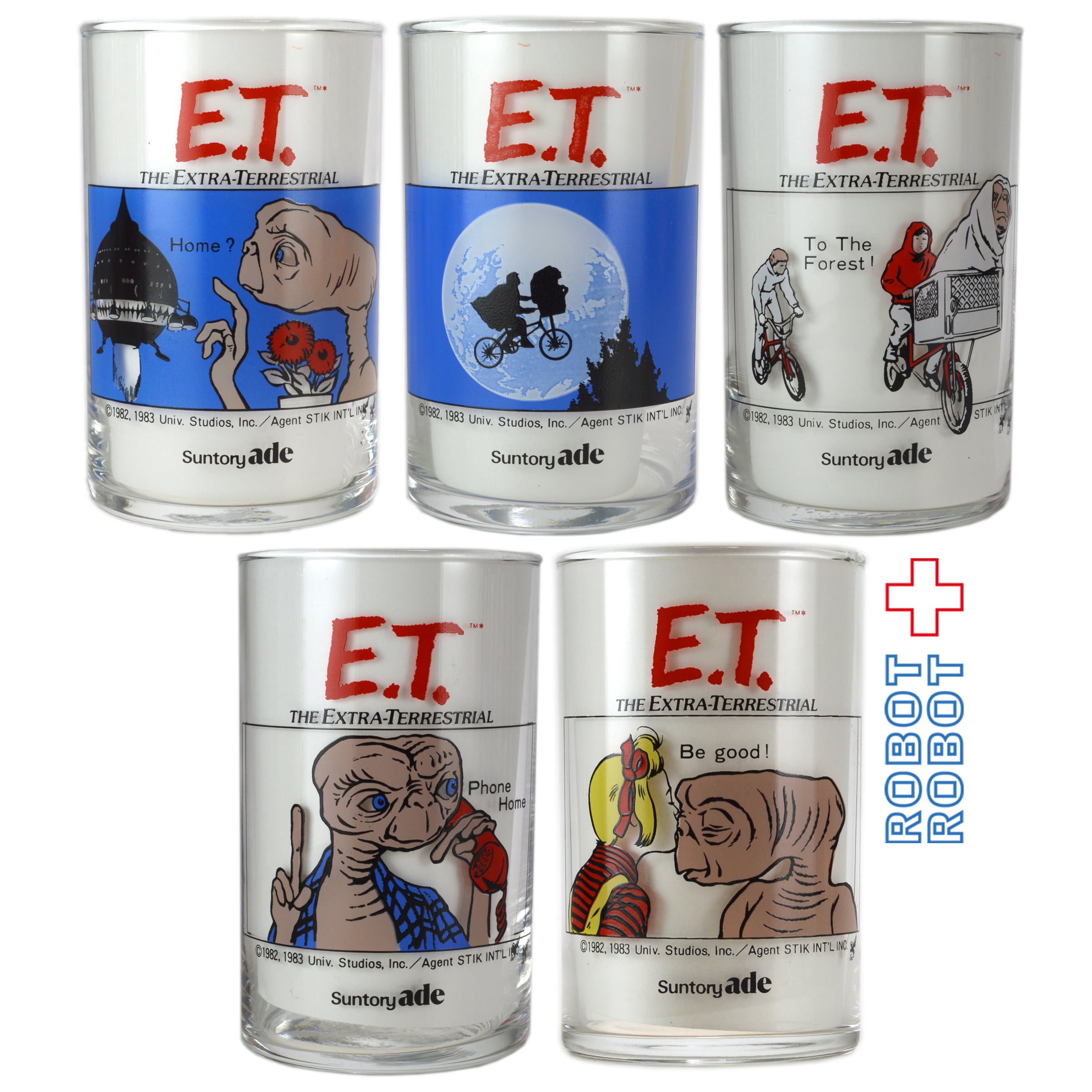E.T. サントリーエイド グラス5個セット | ROBOTROBOT