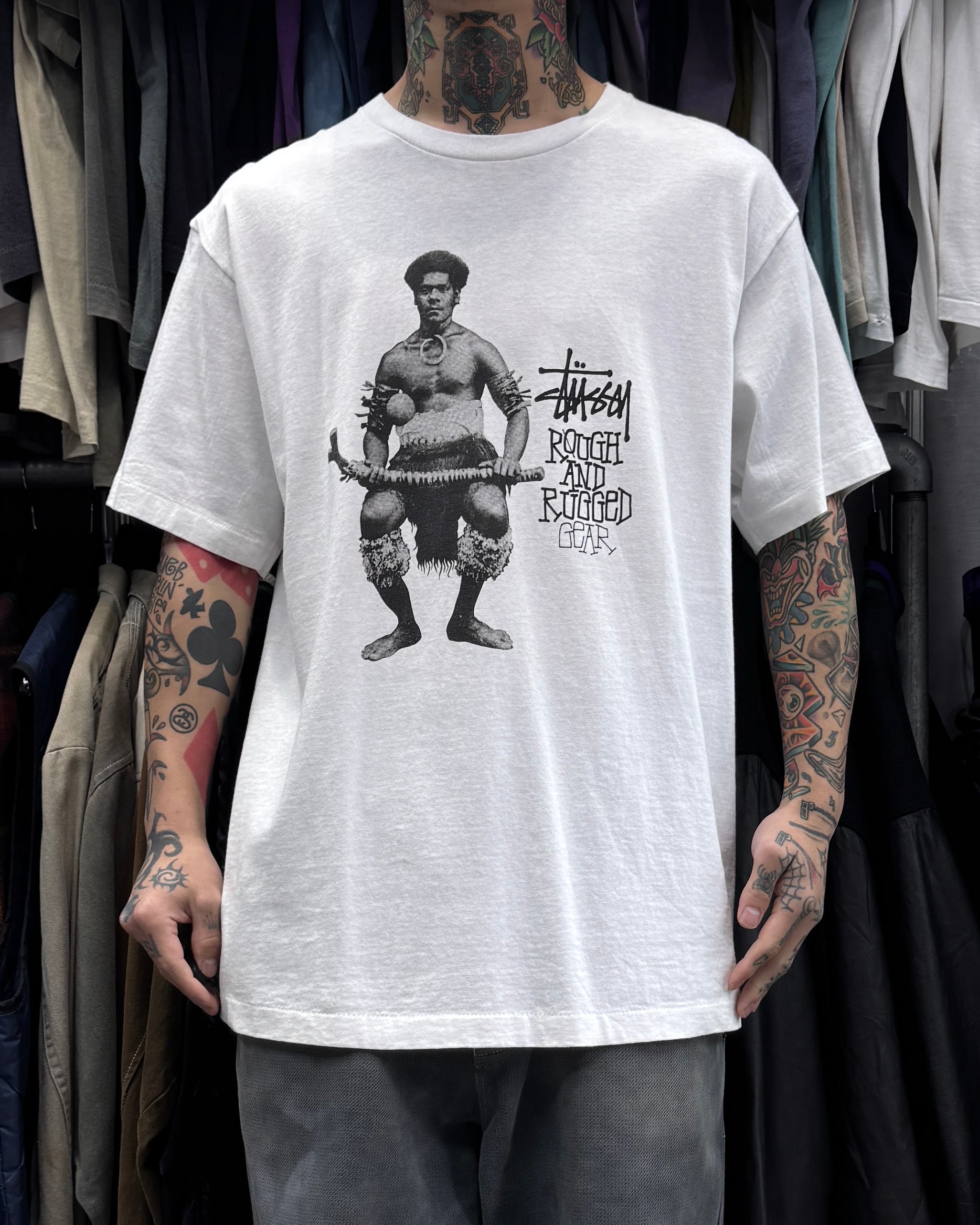80's~90's old stussy “Surf Skull” Design Tee “黒タグ” “サーフ