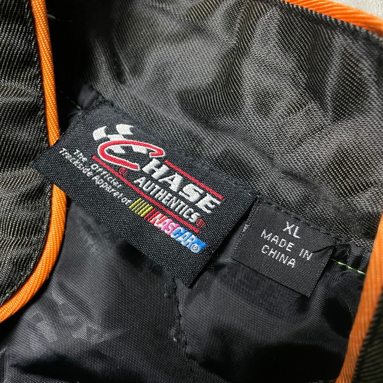 00年代 CHASE AUTHENTICS GoDaddy レーシングジャケット 企業ロゴ