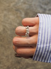 Karen silver ring