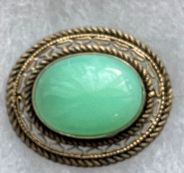 アンティーク　クリソフレーズ　ピンブローチ