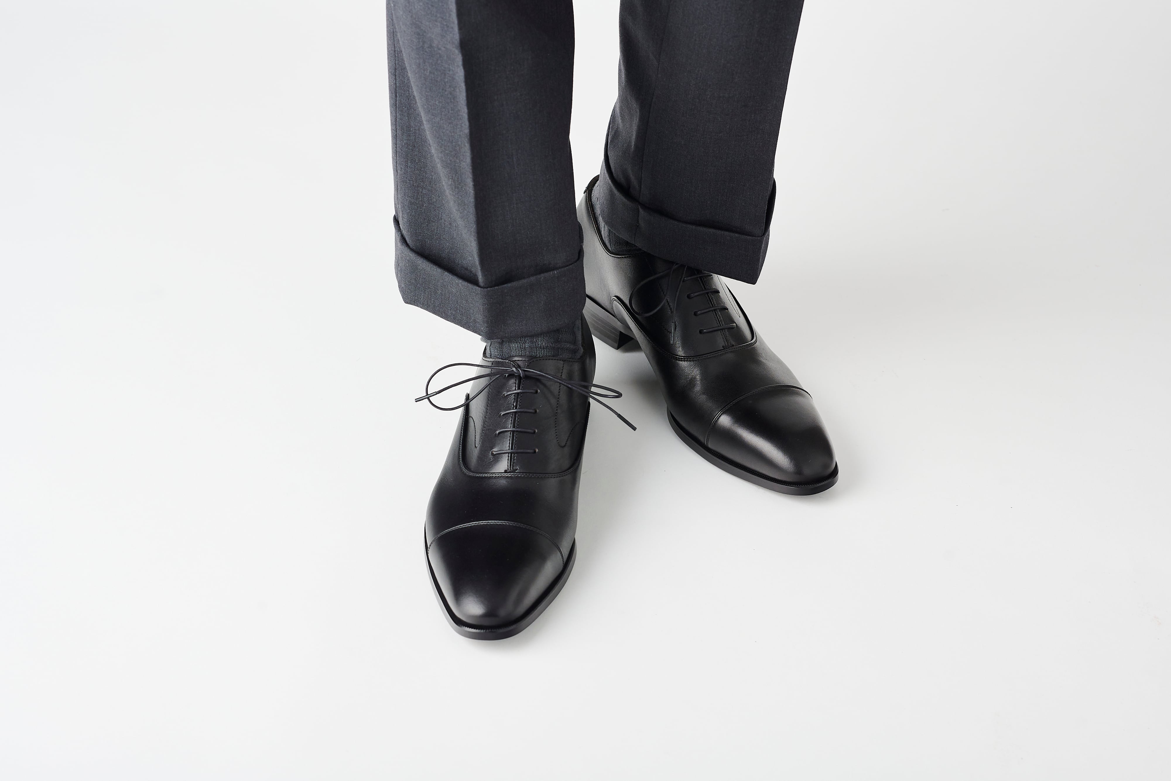 Cap toe【ORG-100 BLK】