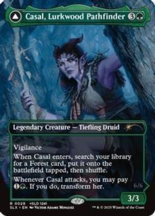MTG《Casal, Lurkwood Pathfinder(SLX)》英語 ボーダーレス