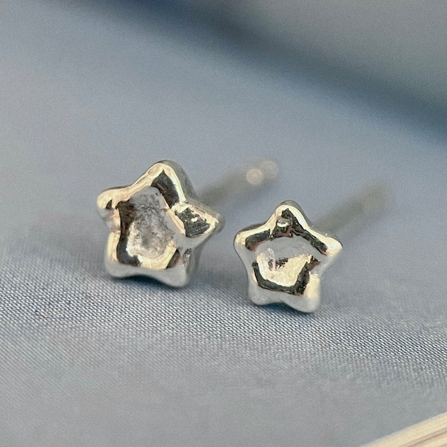 星のearring straight / 星のearring straight mini  silver925  18G 16G 14G