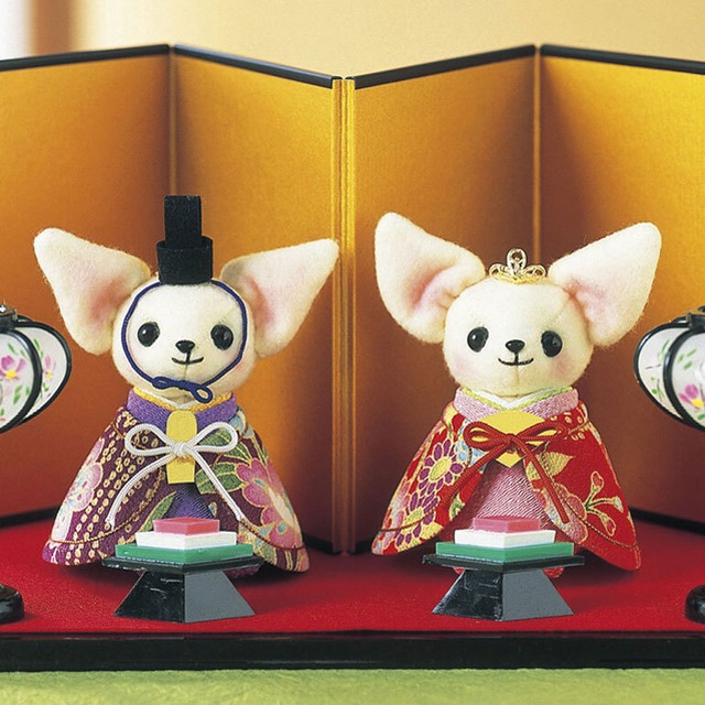 羊毛フェルト ミニサイズ雛飾り♡トイプードル 喋ら