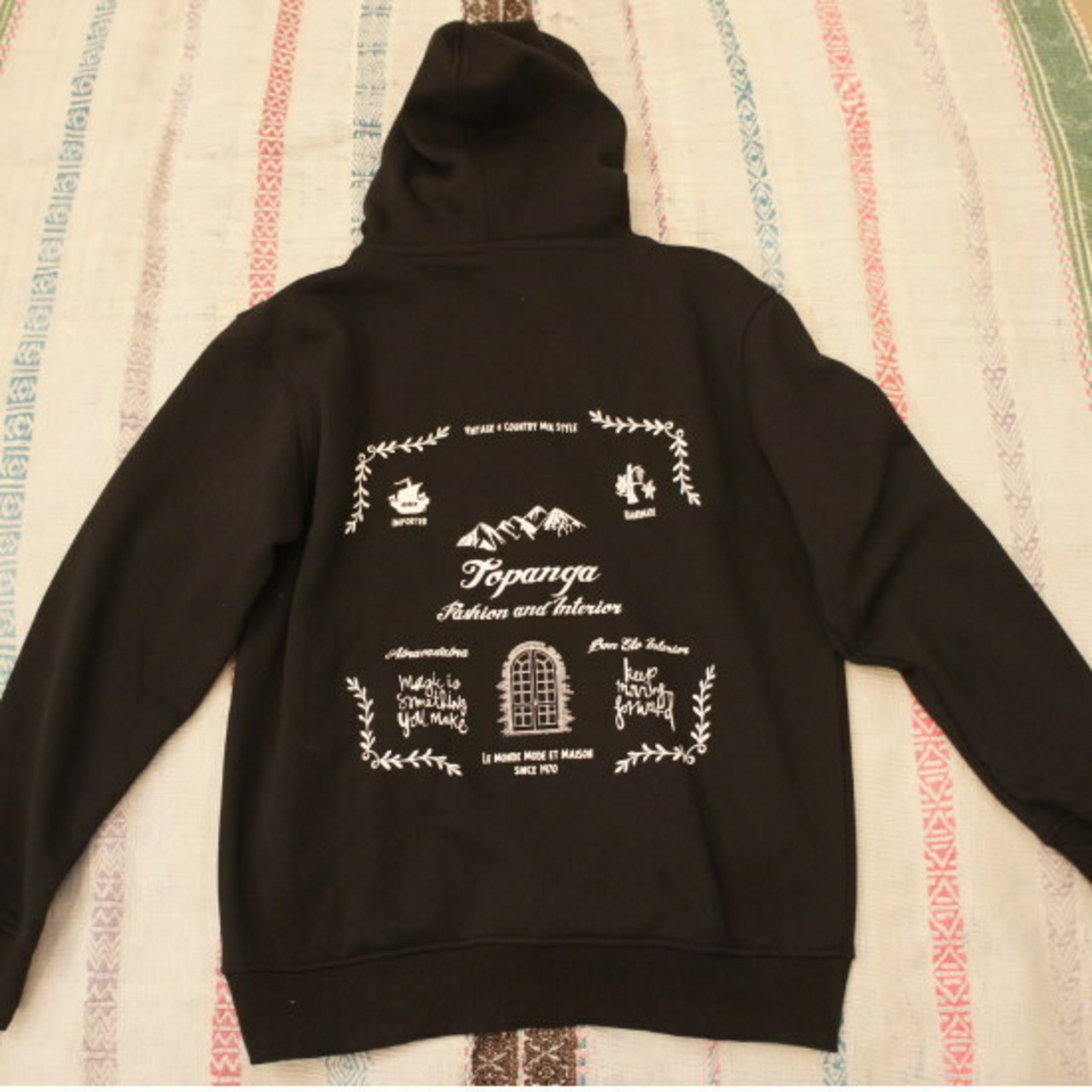Topanga Fashion　BON ETOパーカー　クロ