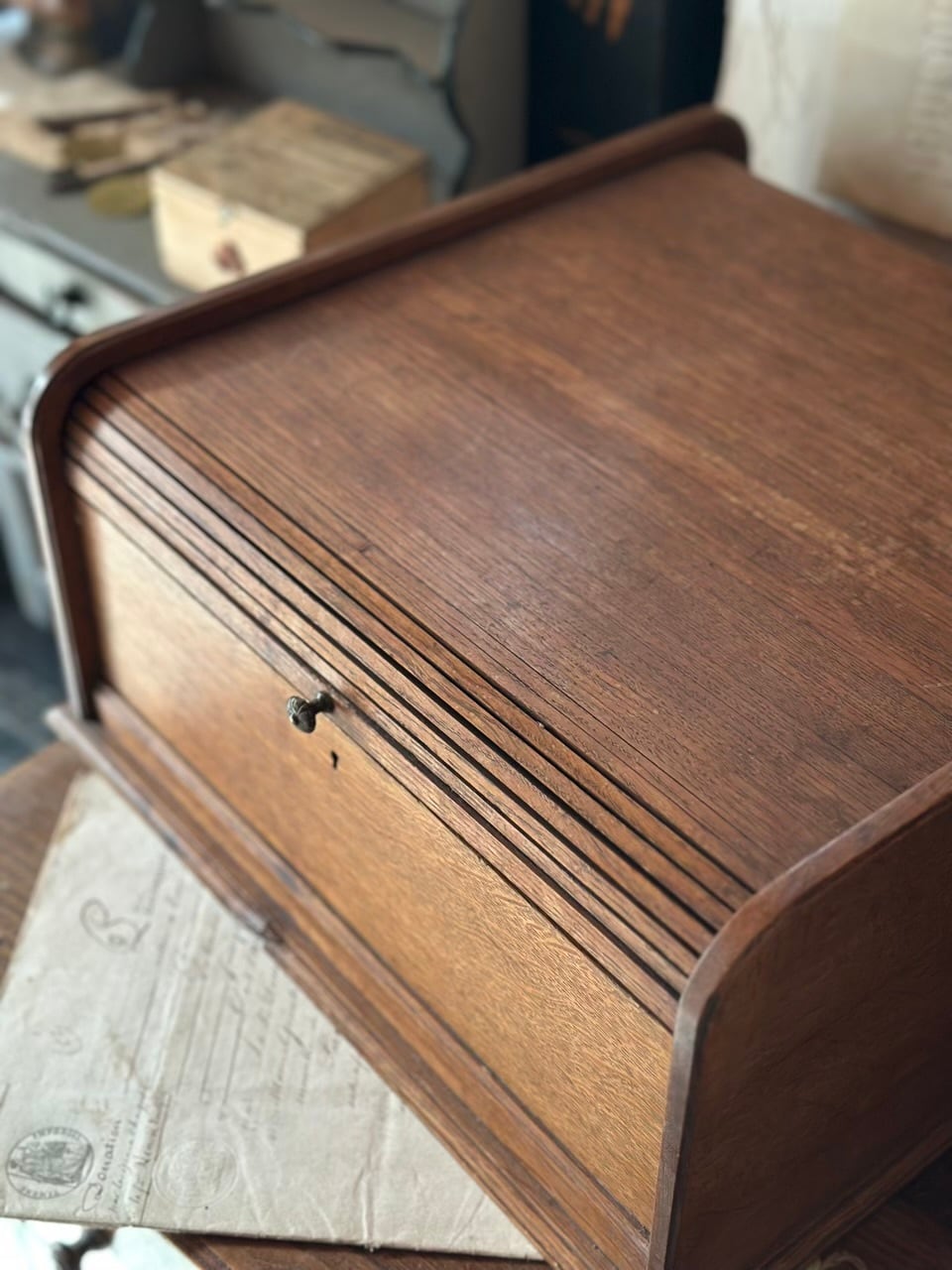 タンブール式 卓上キャビネット 蛇腹レターボックス | Brocante de La