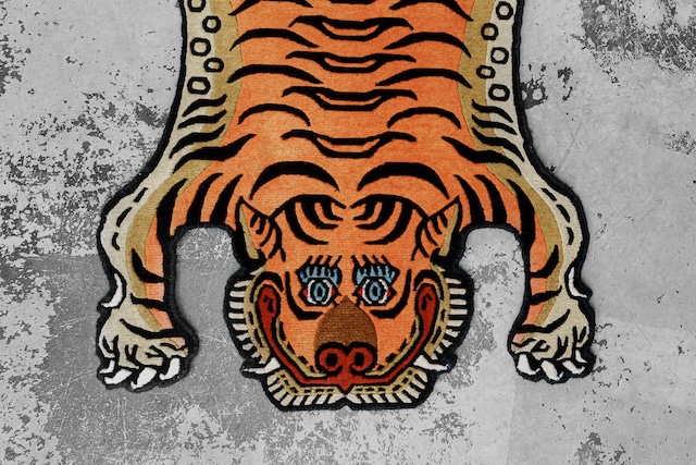 Tibetan Tiger Rug 《Sサイズ•ウール484》チベタンタイガーラグ