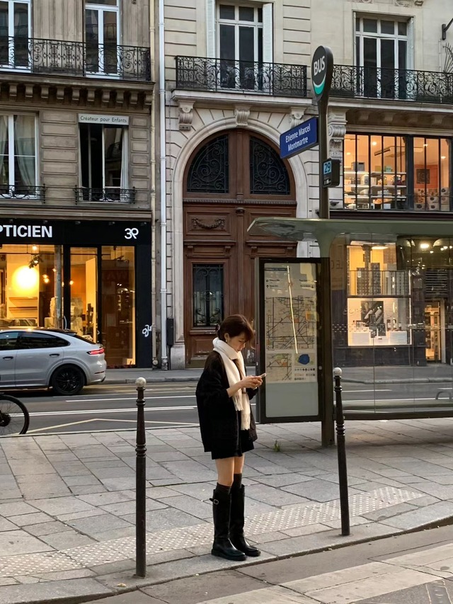 (OUNCE) tweed  knit cardigan / 2color