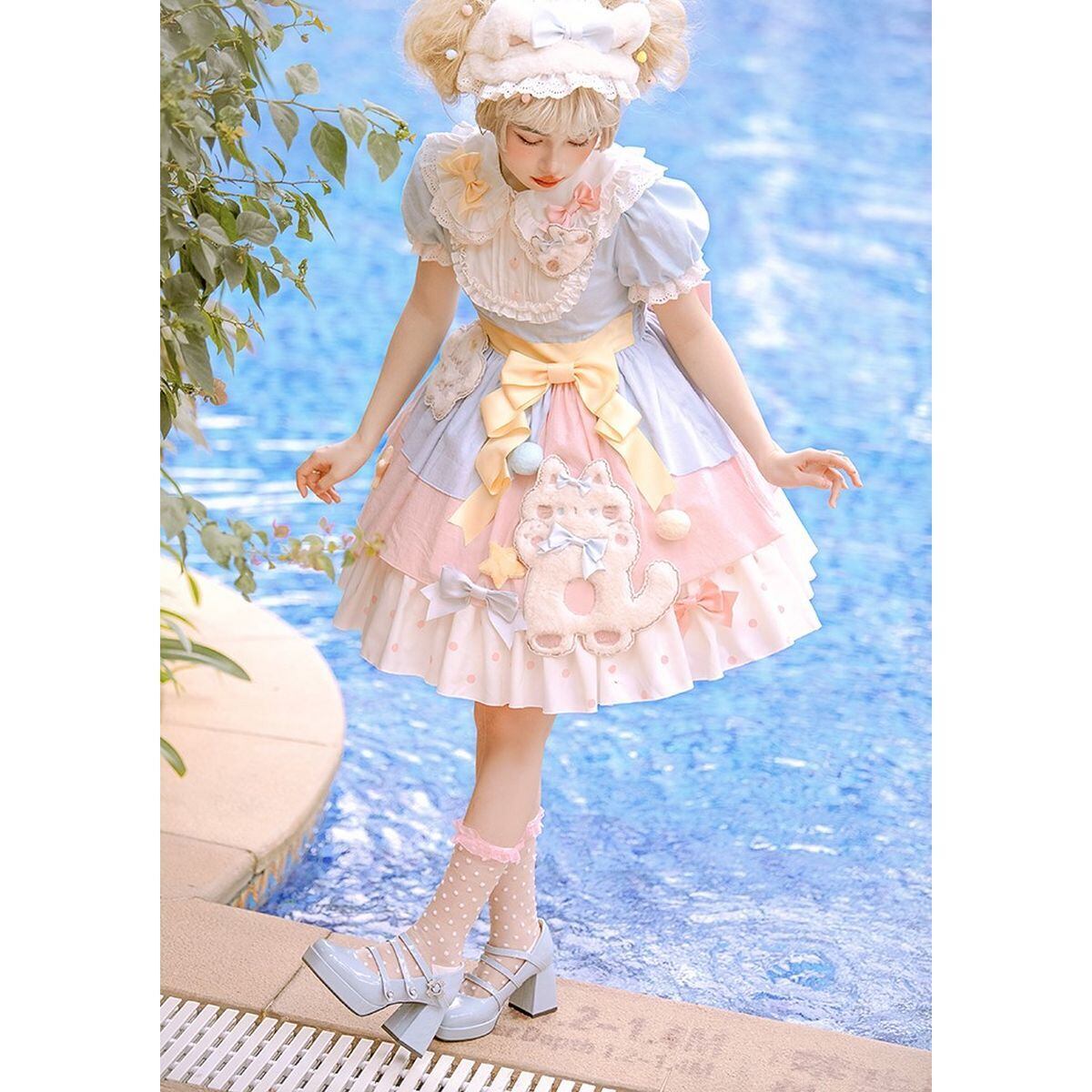甘ロリキャンディキャットリボンドレス | Maiden 