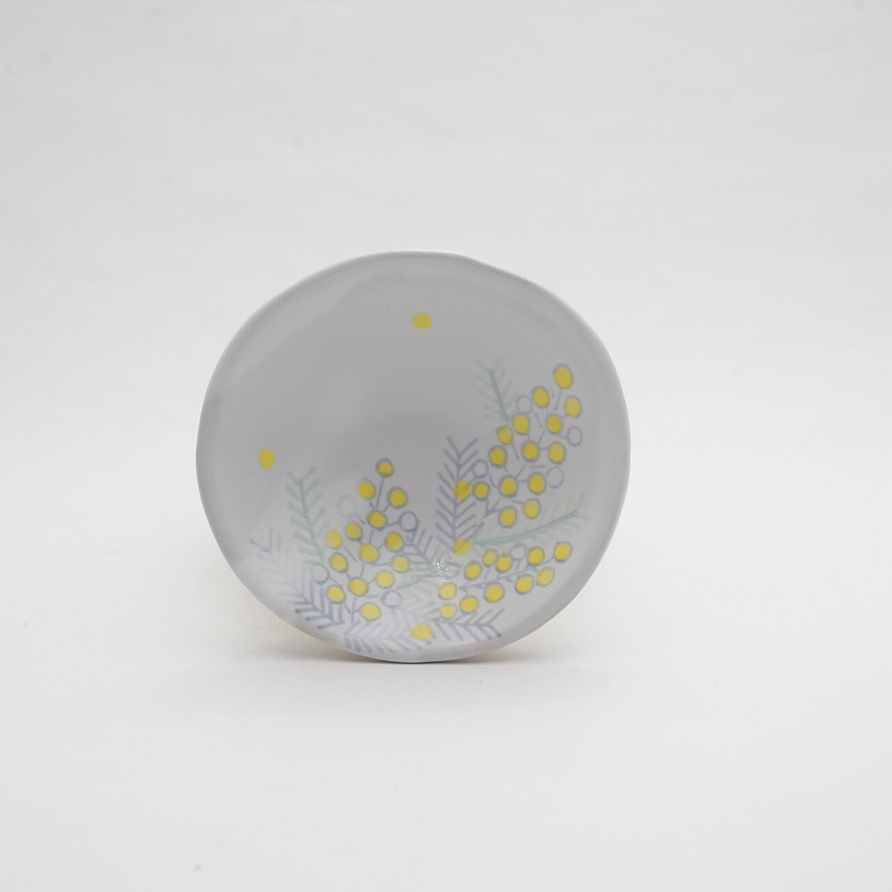 【木村扶由子】豆皿ミモザ 6-F