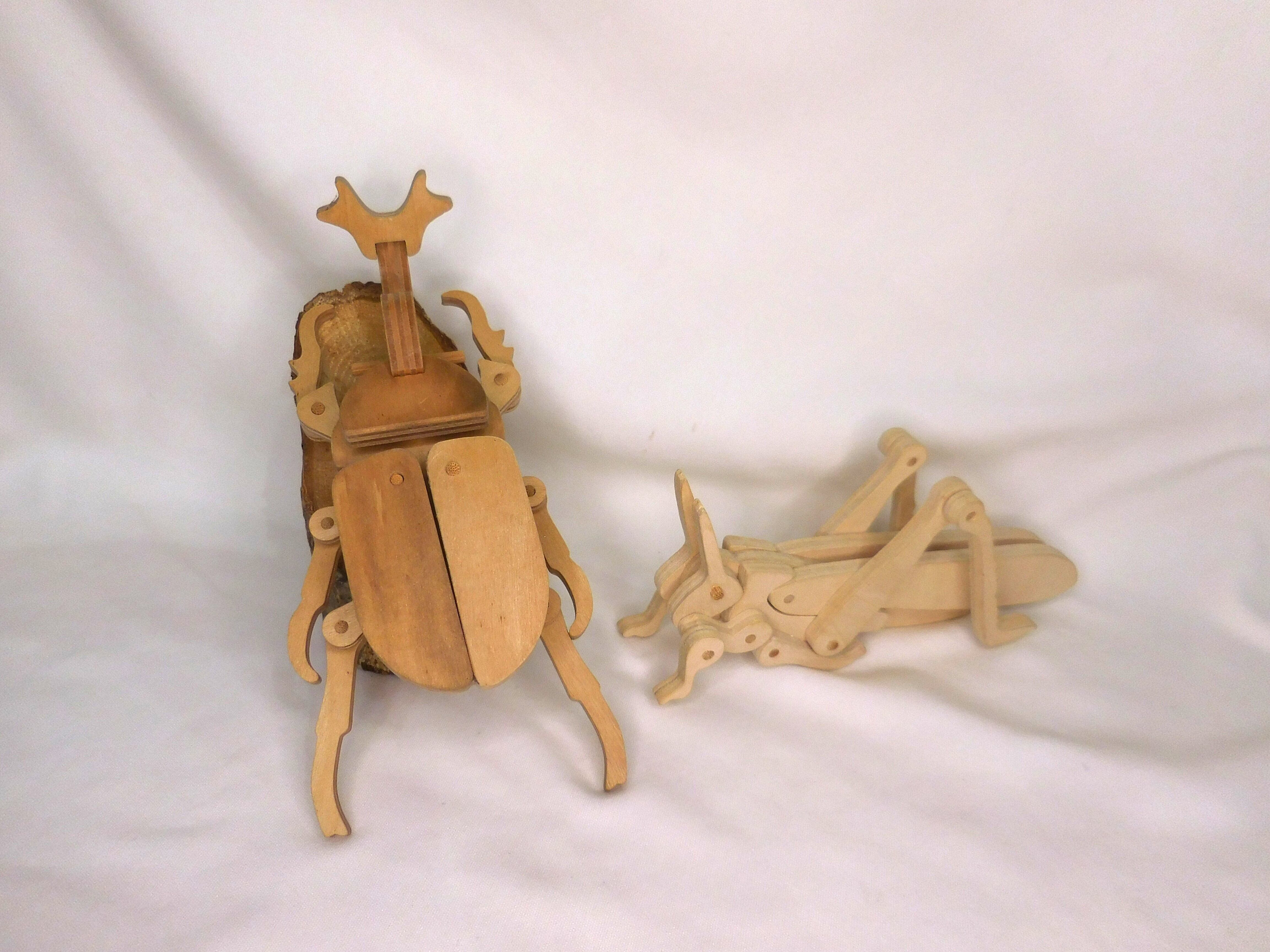 木の工作キット リアル昆虫シリーズ | むく夢空1003