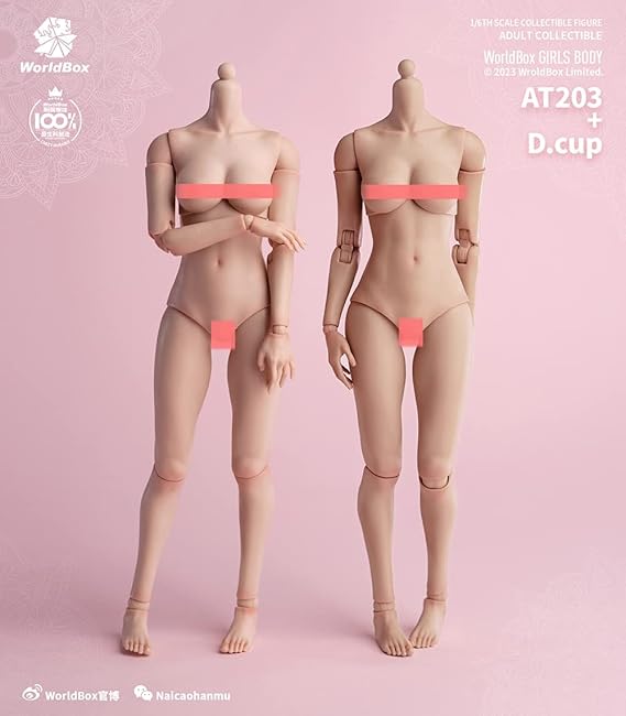 Tbmodel] Worldbox 1/6 フィギュア 女性 バスト 胸 交換パーツ