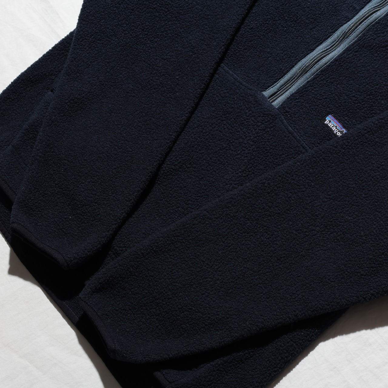 美品 M 02年 ネイビー Synchilla Marsupial Patagonia シンチラ マースピアル パタゴニア ハーフジップ