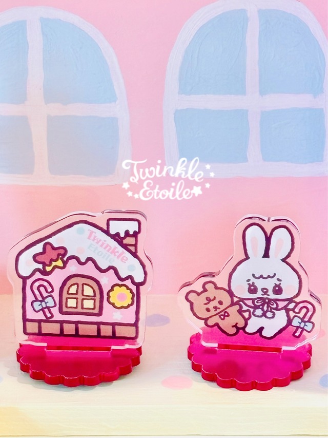 アクリルスタンド　お菓子のお家