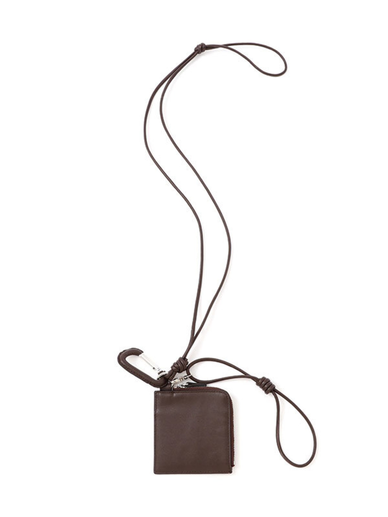 ETRE TOKYO レザーコードカラビナスクエアパース 3色展開