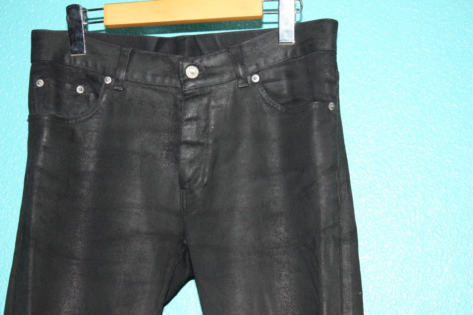98s後期~99s前期 (本人期) HELMUT LANG Coated Black Denim 98s後期~99s前期 (本人期) HELMUT LANG Coated Black Denim