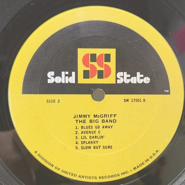 Jimmy McGriff / The Big Band [SM 17001] - 画像5