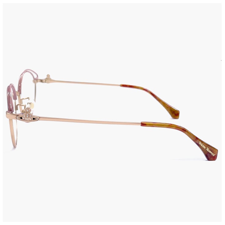 【新品】 ヴィヴィアンウエストウッド メガネ 40-0033 c03 Vivienne Westwood レディース 眼鏡 40-0033-3 軽量 細い オーバル 型 ブロー メタル フレーム オーブ βチタン ダミーレンズ発送 ヴィヴィアンウエストウッド メガネ 40-0033 c03 Vivienne Westwood