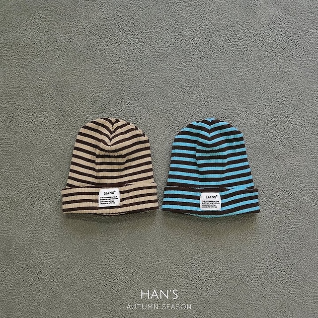 【取寄】hans|stripe beanie|ボーダービーニー|FREE|kids&jr|26 autumn
