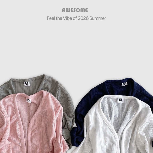 awesome bebe［取寄］summer cardigan 26summer