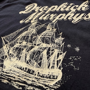 【Dropkick Murphys】USA製 バンド Tシャツ 両面プリント ドロップキック・マーフィーズ ロックt  バンt L US古着