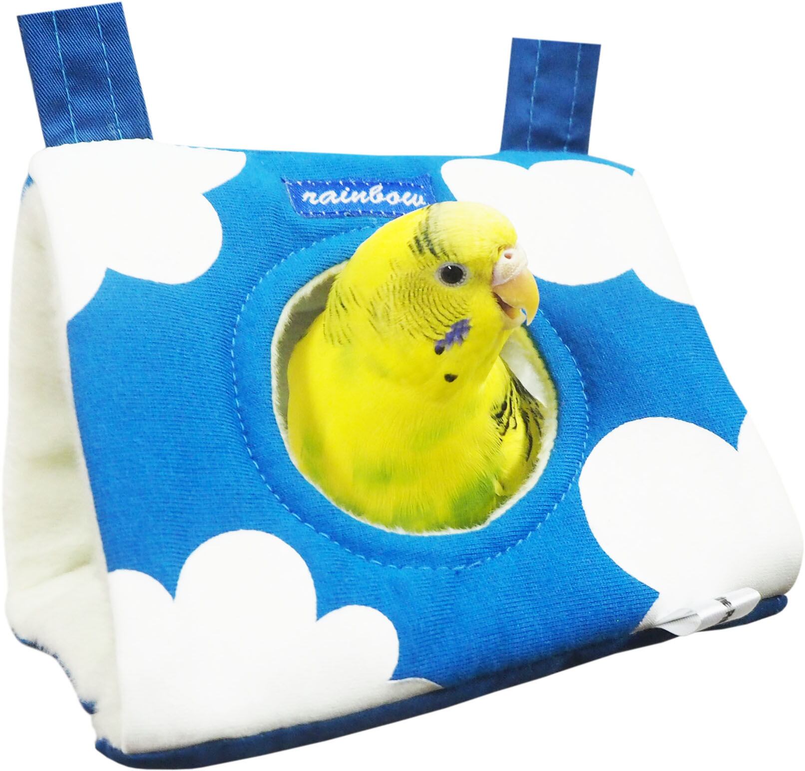 【小鳥用品】お空のさんかくトンネル(S)