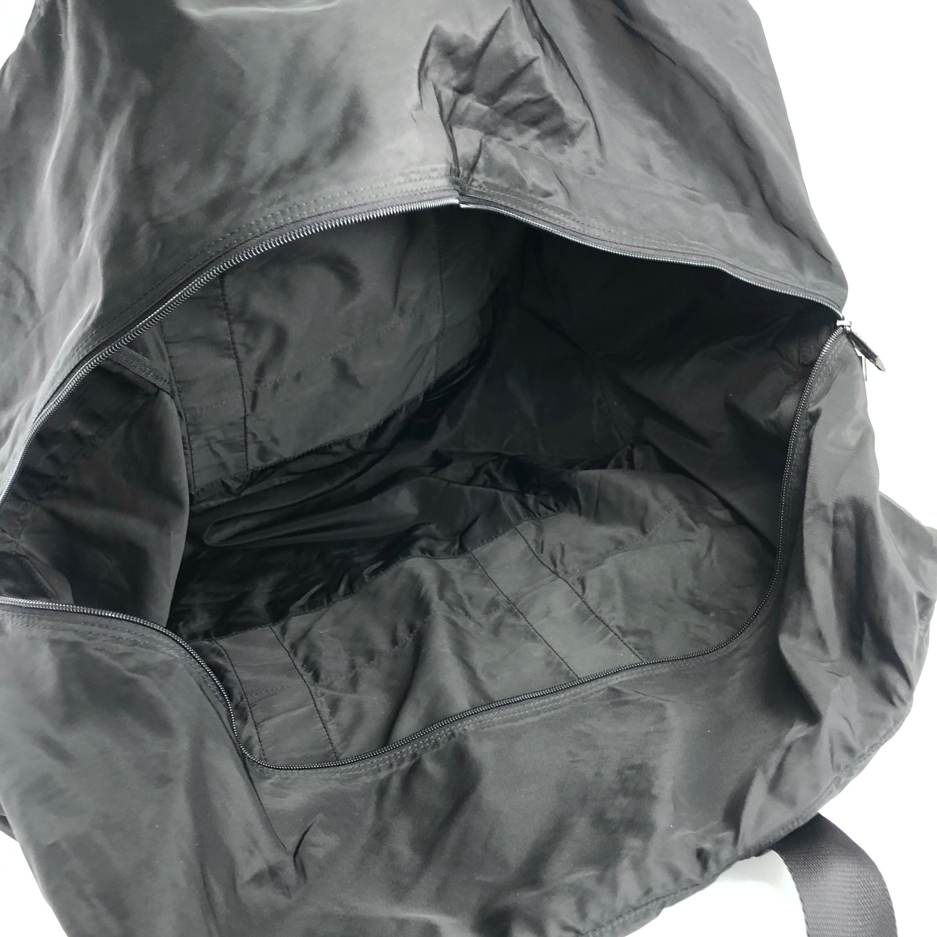 PRADA プラダ ボストンバッグ ブラック トライアングルロゴ ナイロン