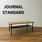 JOURNAL STANDARD FURNITURE SENS COFFEE TABLE ジャーナルスタンダードファニチャー サンク コーヒーテーブル  ローテーブル リビングテーブル カフェ ヴィンテージ ナチュラル 木目【中古】【200サイズ】