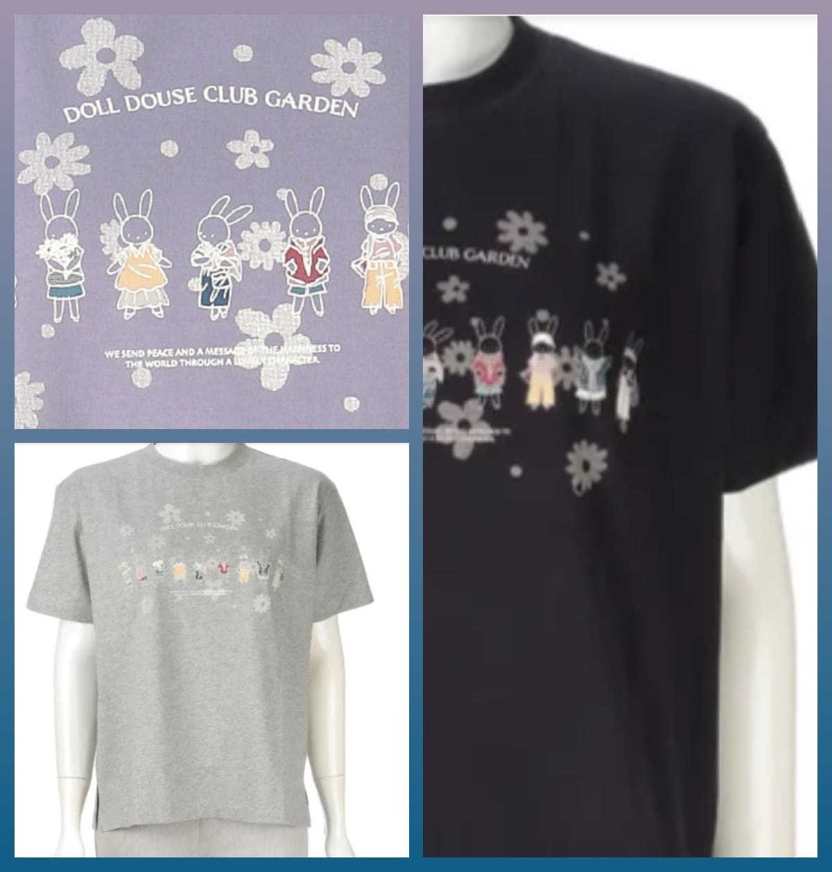 DDCLUB プリントTシャツ うさぎ | うさぎセレクトショップ森音