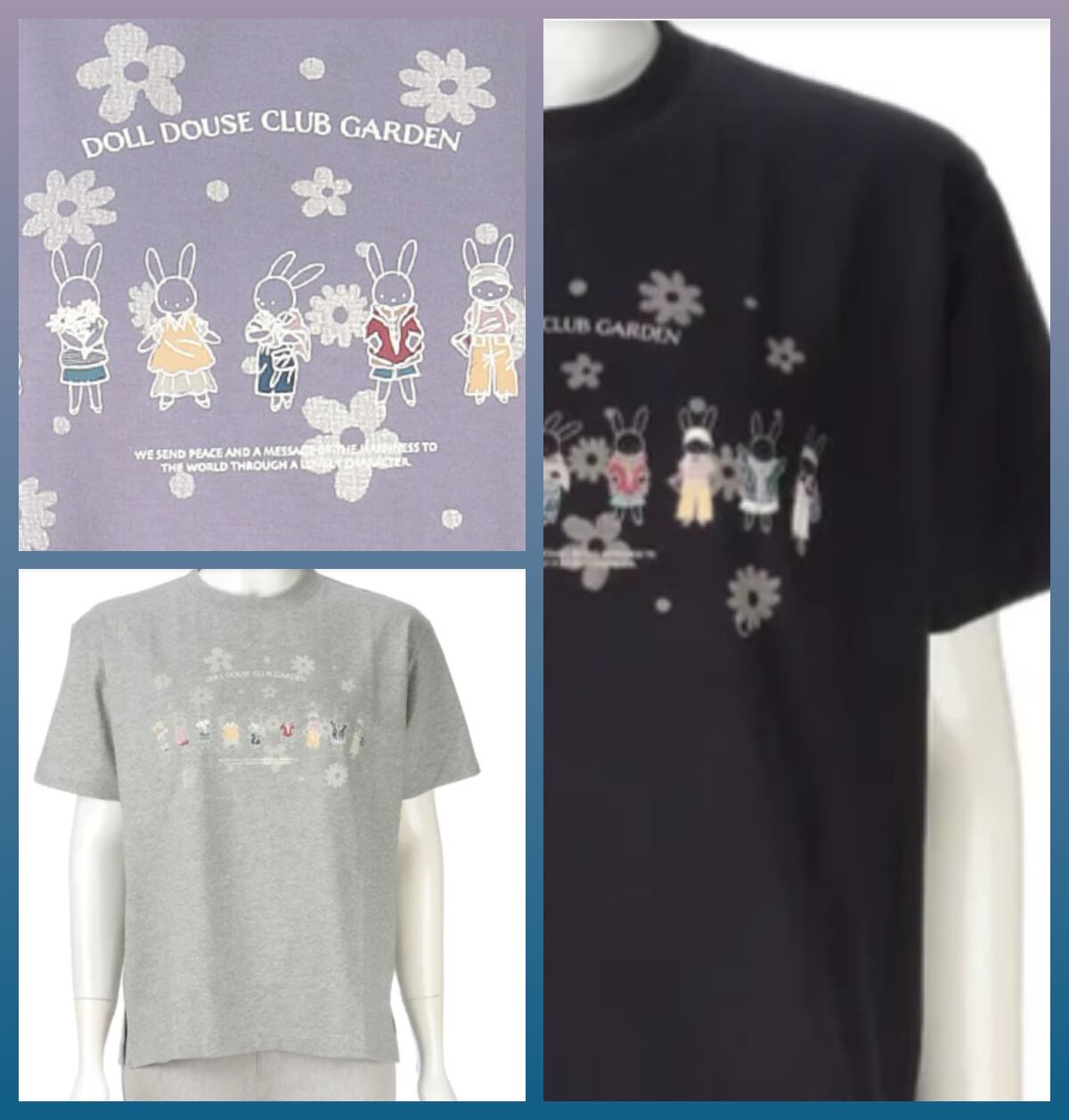 DDCLUB プリントTシャツ うさぎ