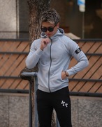 DRY STRETCH ZIP PARKER GRAY【BEL-M-022】