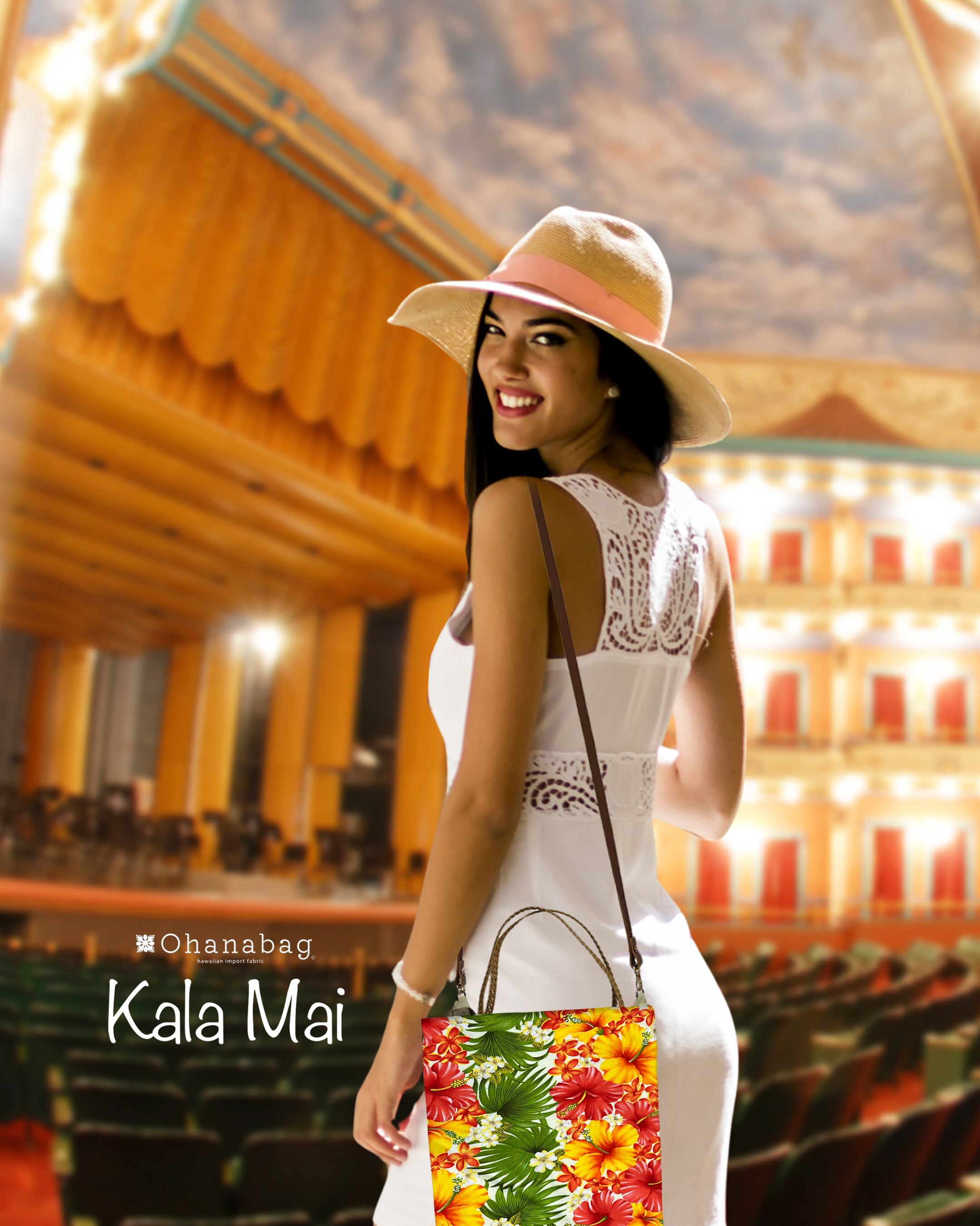 新発売のトート【Kalamai・ノヘア】Hawaiian_OhanaBag/Kalamai_012s<ストラップ付>