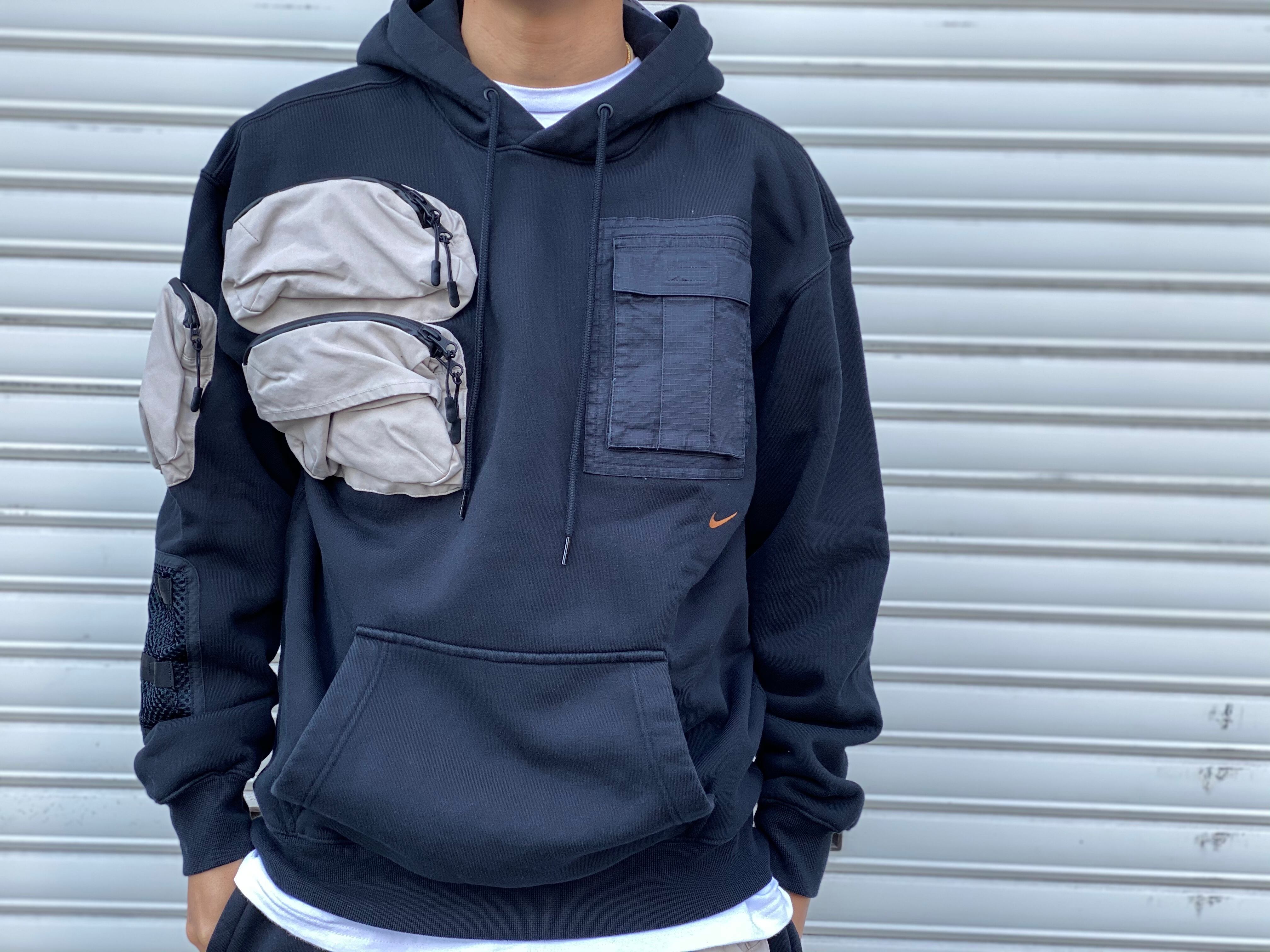 NIKE × TRAVIS SCOTT NRG AG UTILITY HOODIE BLACK MEDIUM CU0458-010  