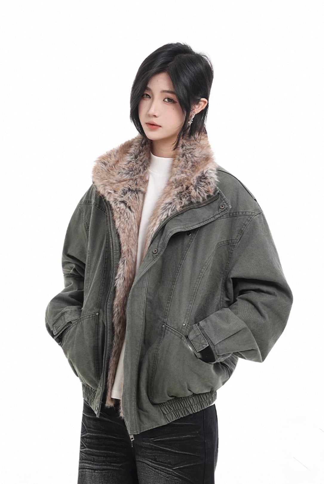 ファーライニング コットンブルゾン / Fur Lining Cotton Blouson
