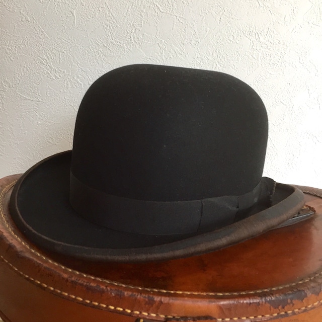 Antique Borsalino Bowler Hat (2)