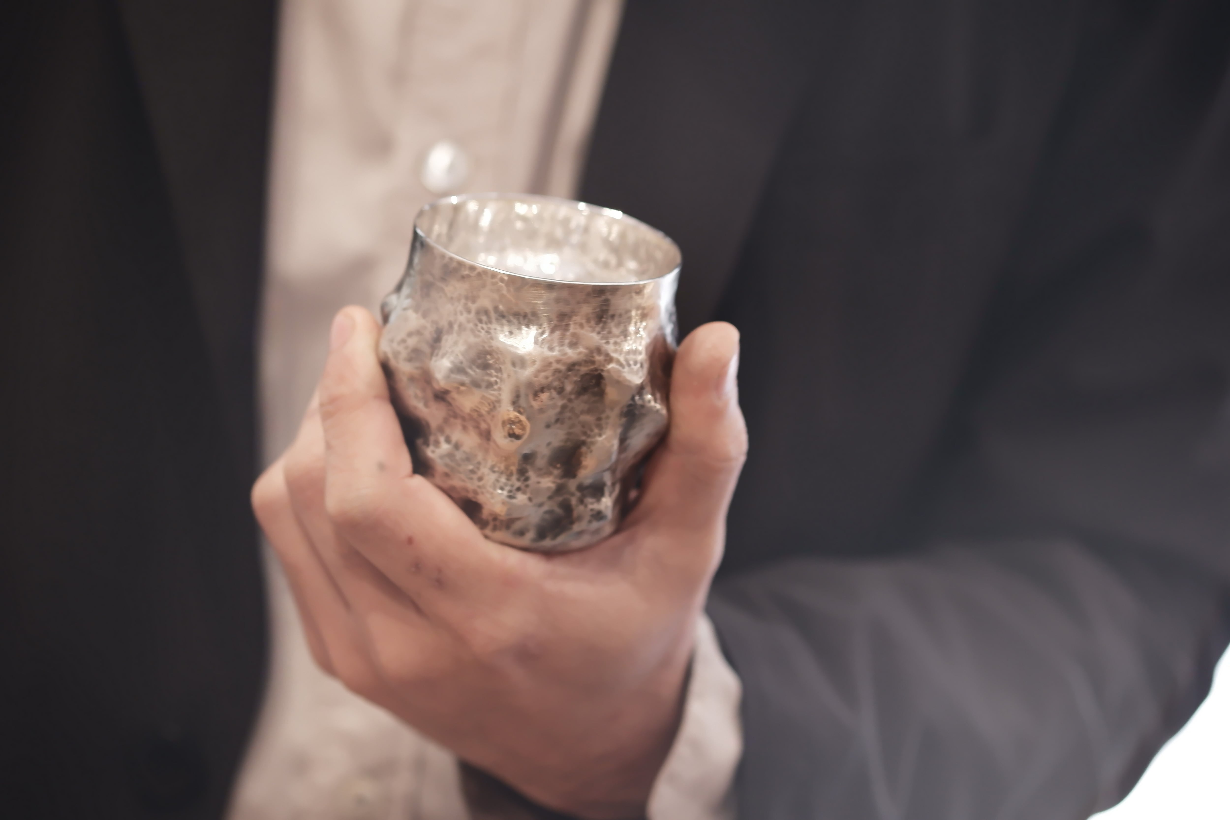 茶道具　真鍮木瓜釜釣　宗達花押　閑浄造、印あり 茶道具 真鍮木瓜釜釣 宗達花押 閑浄造、印あり 茶道具 真鍮木瓜釜釣