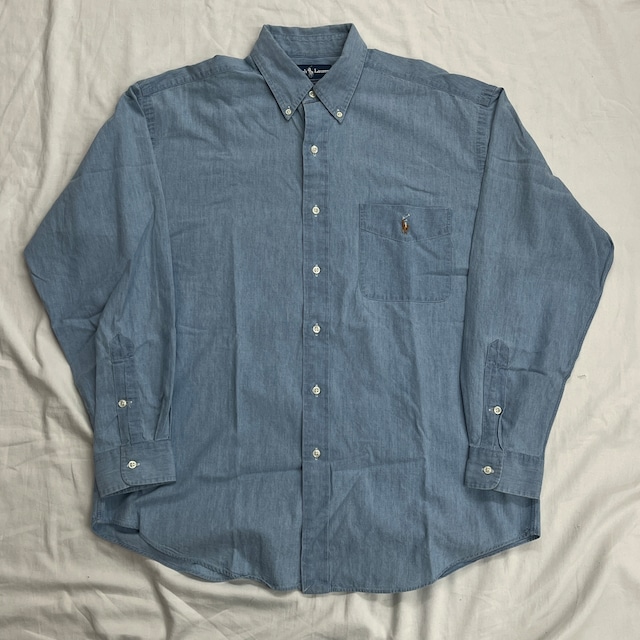 RALPH LAUREN CHAMBRAY BIG SHIRT
