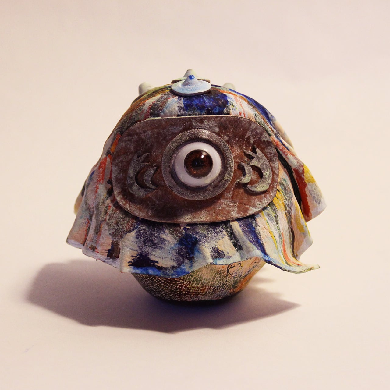 傘 - 鬼 達磨 ≪ 愛でだるま ≫ colorful parasol （paraffin wax