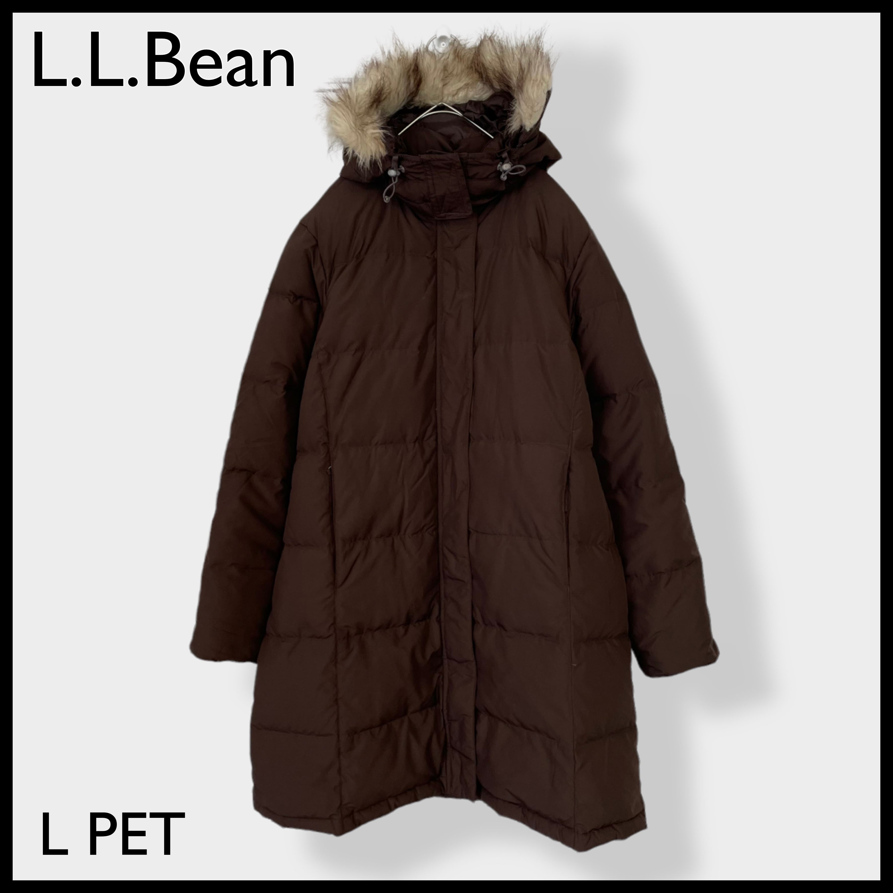 L.L.Bean ロングダウン ダウンコート グリーン ファー