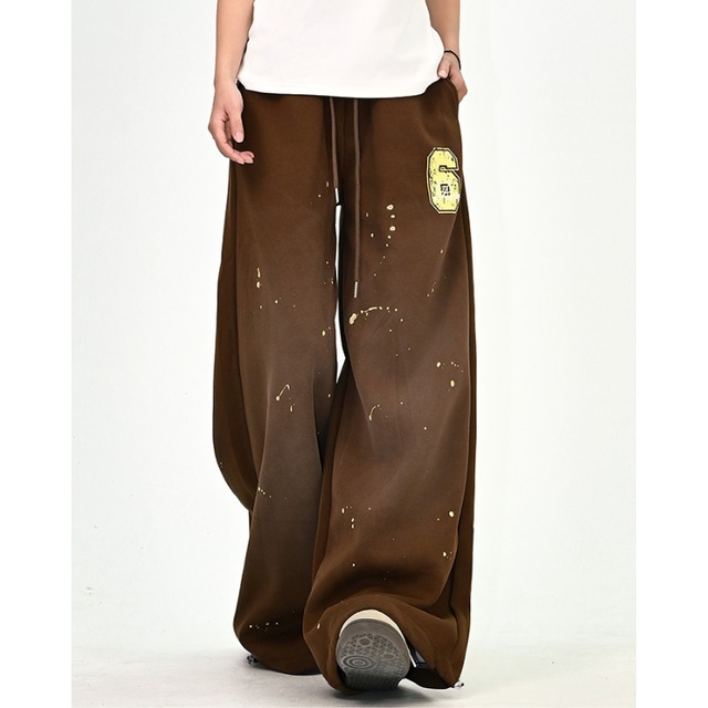 splash design number pants　スプラッシュデザインナンバーパンツ　J1416